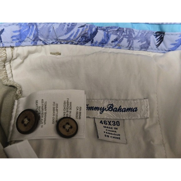 Tommy Bahama Pants Mens 46x30 Beige Tan Dress Golf - Picture 6 of 6